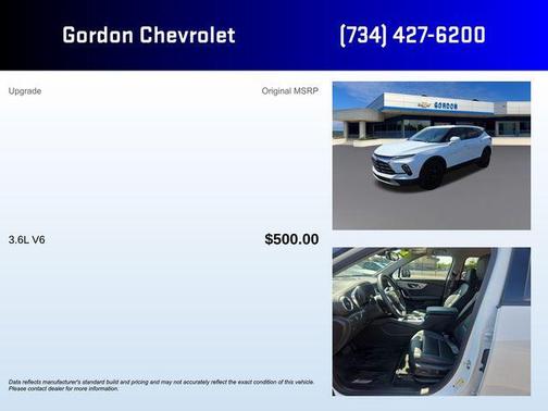 White 2023 Chevrolet Blazer 3LT