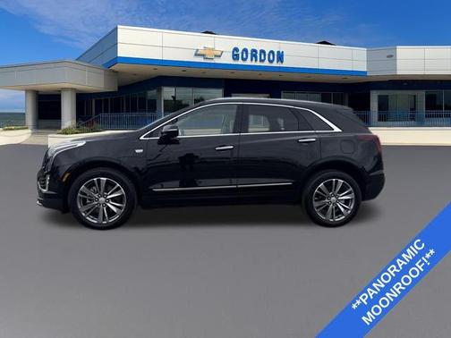 Stellar Black Metallic 2025 Cadillac XT5 Premium Luxury