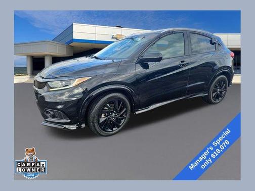 Black 2022 Honda HR-V AWD Sport