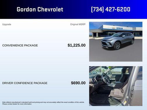 Gray 2024 Chevrolet Blazer 2LT
