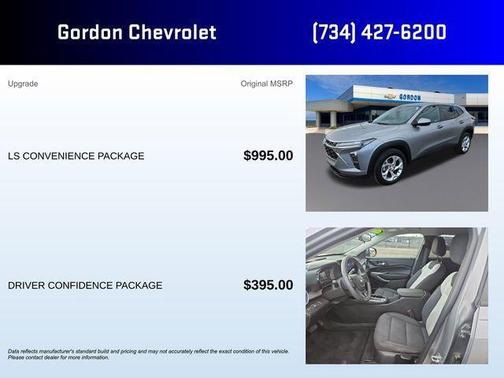 Gray 2024 Chevrolet Trax LS