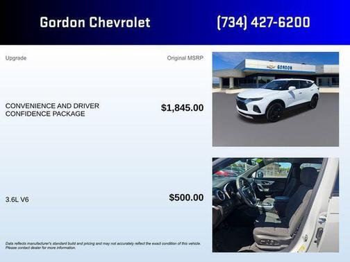 White 2021 Chevrolet Blazer 2LT