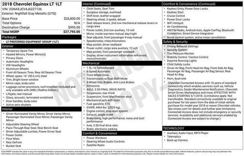 2018 Chevrolet Equinox LT