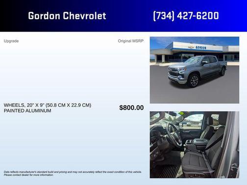 Gray 2024 Chevrolet Silverado 1500 LT