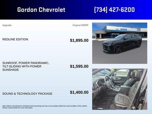 Black 2020 Chevrolet Blazer 3LT