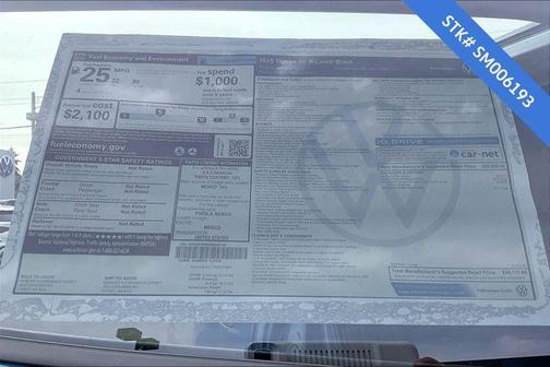 2025 Volkswagen Tiguan 2.0T SE R-Line Black 4MOTION