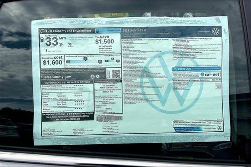 2025 Volkswagen Jetta 1.5T S