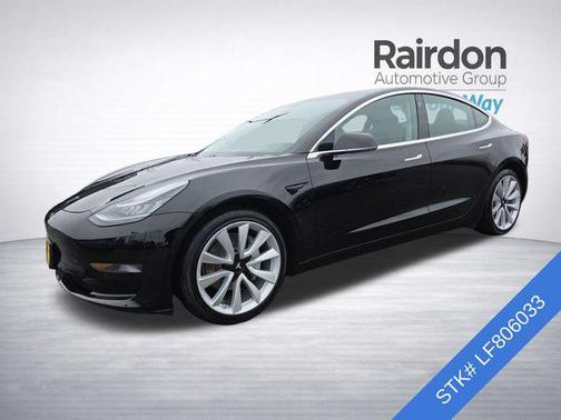 Solid Black 2020 Tesla Model 3 Standard Range Plus