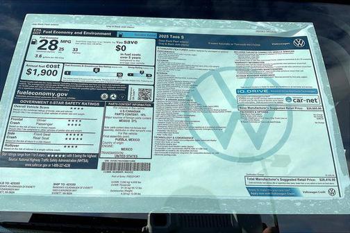 2025 Volkswagen Taos 1.5T S