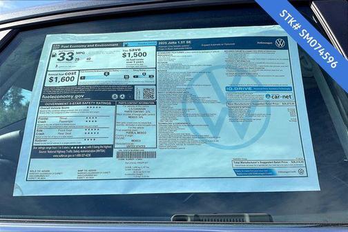 2025 Volkswagen Jetta 1.5T SE