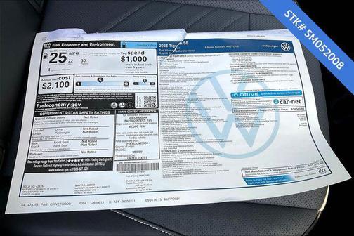 2025 Volkswagen Tiguan 2.0T SE 4MOTION