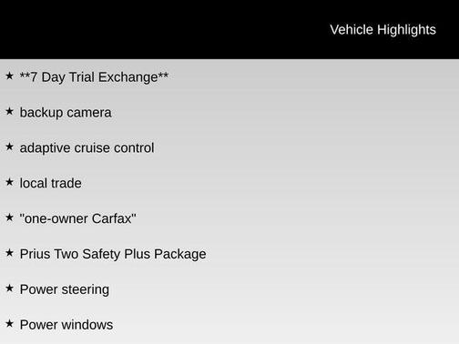 2018 Toyota Prius Two