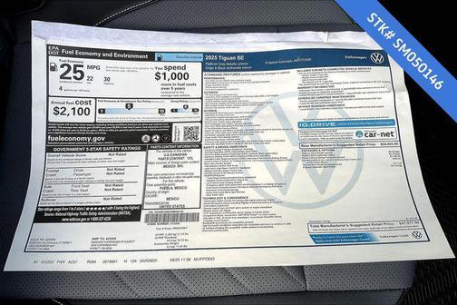 2025 Volkswagen Tiguan 2.0T SE 4MOTION