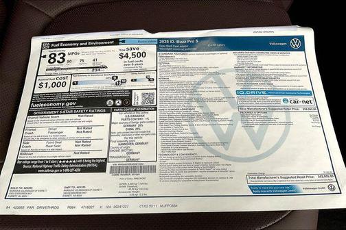 2025 Volkswagen ID. Buzz Pro S