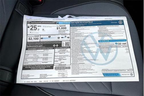 2025 Volkswagen Tiguan 2.0T SE R-Line Black 4MOTION
