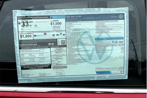 2025 Volkswagen Jetta 1.5T SE