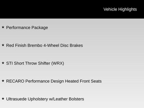 2020 Subaru WRX Premium