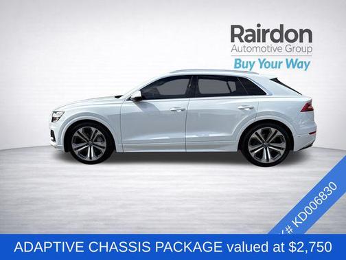 Glacier White Metallic 2019 Audi Q8 3.0T Premium