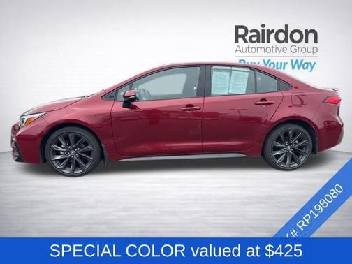 Ruby Flare Pearl 2024 Toyota Corolla SE