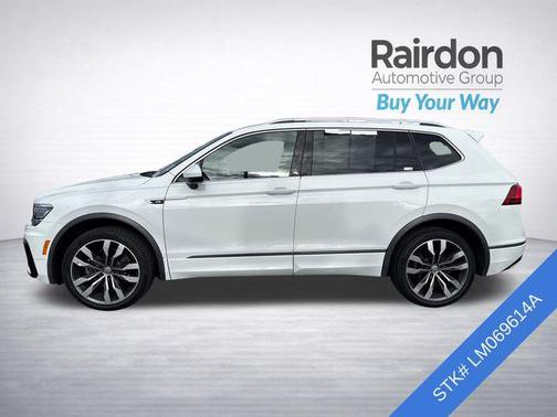 Pure White 2020 Volkswagen Tiguan 2.0T SEL R-Line 4MOTION