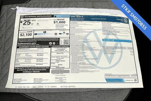 2025 Volkswagen Tiguan 2.0T S 4MOTION