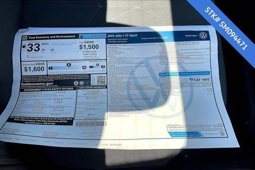 2025 Volkswagen Jetta 1.5T Sport