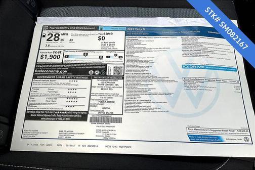 2025 Volkswagen Taos 1.5T S
