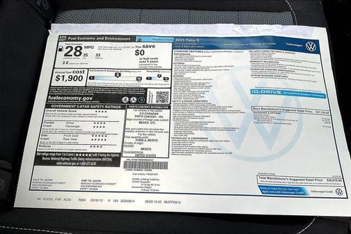 2025 Volkswagen Taos 1.5T S