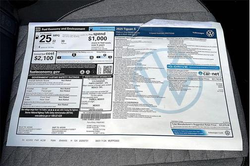 2025 Volkswagen Tiguan 2.0T S 4MOTION