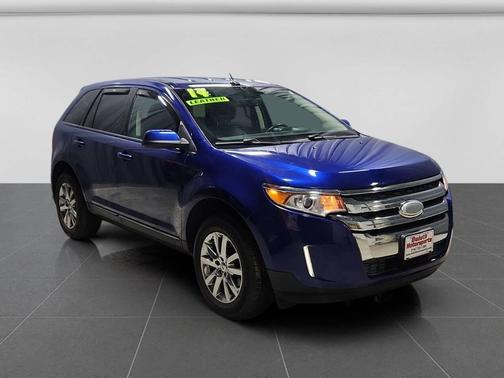 Blue 2014 Ford Edge SEL