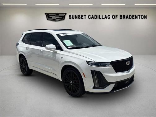 Crystal White Tricoat 2023 Cadillac XT6 Sport AWD