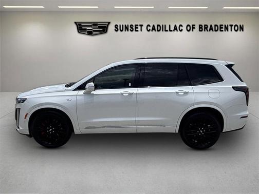 Crystal White Tricoat 2023 Cadillac XT6 Sport AWD