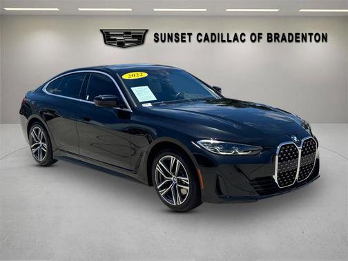 Black Sapphire Metallic 2022 BMW 430 Gran Coupe i