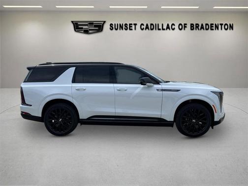 Vibrant White Tricoat 2026 Cadillac Escalade IQL Premium Sport