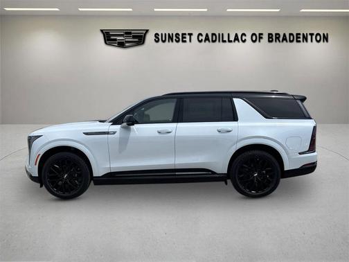 Vibrant White Tricoat 2026 Cadillac Escalade IQL Premium Sport