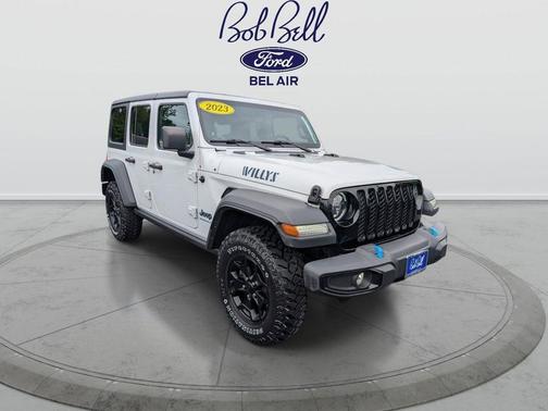 Bright White Clearcoat 2023 Jeep Wrangler 4xe Base