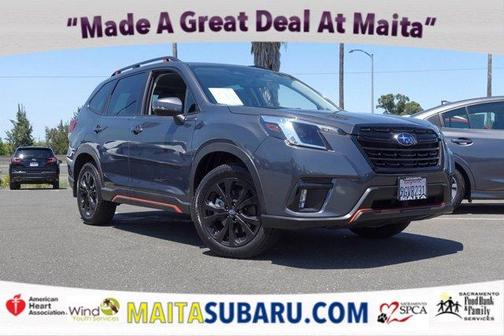 Magnetite Gray Metallic 2023 Subaru Forester Sport
