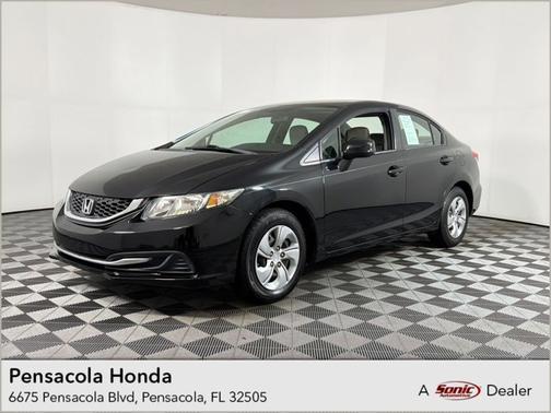 Crystal Black Pearl 2013 Honda Civic LX