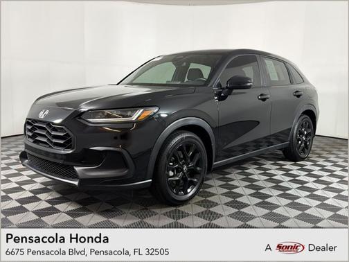 Crystal Black Pearl 2023 Honda HR-V 2WD Sport