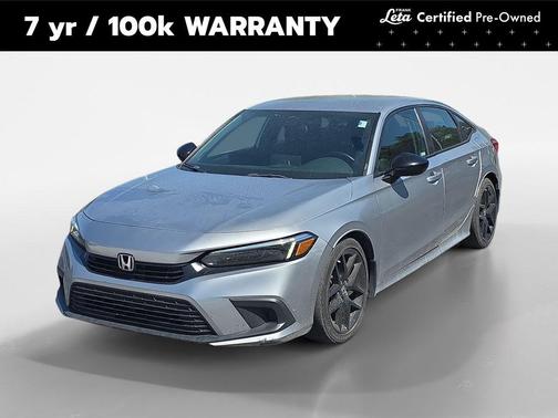 Lunar Silver Metallic 2023 Honda Civic Sport