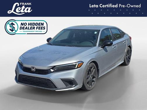 Lunar Silver Metallic 2023 Honda Civic Sport