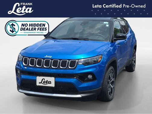 Hydro Blue Pearlcoat 2025 Jeep Compass Limited