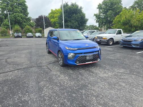 Neptune Blue/Black Roof 2021 Kia Soul GT-Line