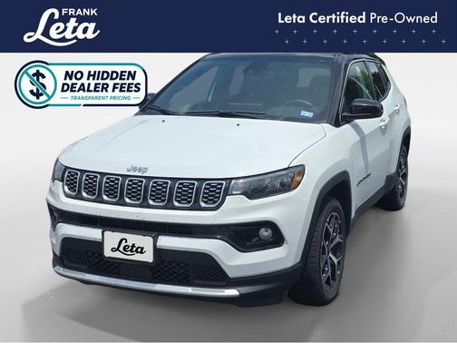 Bright White Clearcoat 2025 Jeep Compass Limited