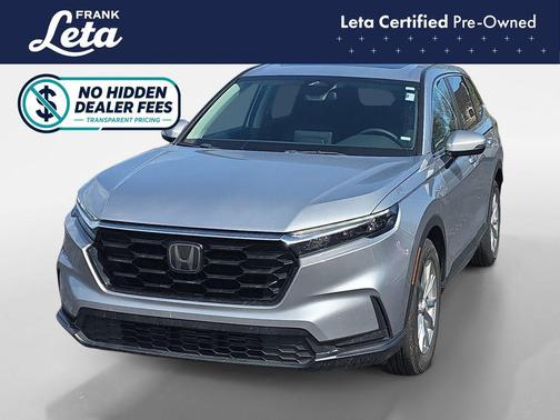 Lunar Silver Metallic 2024 Honda CR-V EX AWD