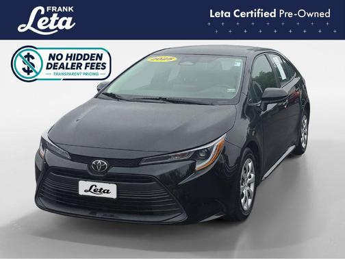 Midnight Black Metallic 2025 Toyota Corolla LE