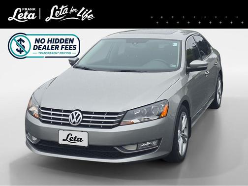 Tungsten Silver Metallic 2014 Volkswagen Passat 2.0L TDI DSG SEL Premium