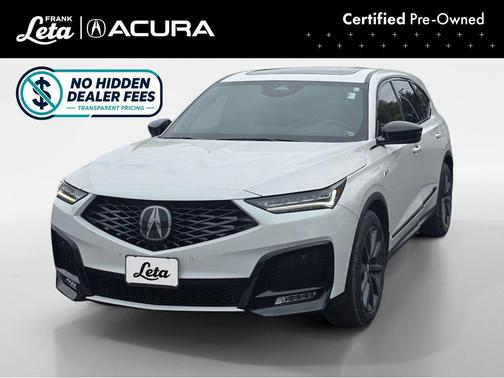 Platinum White Pearl 2025 Acura MDX A-SPEC