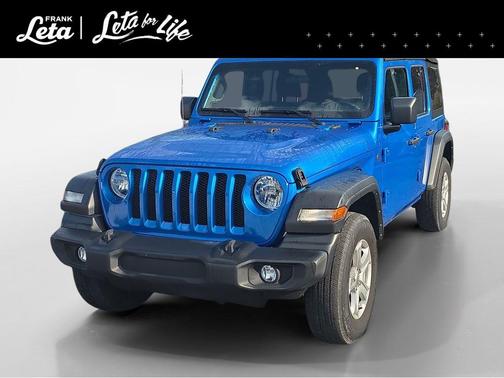 Hydro Blue Pearlcoat 2022 Jeep Wrangler Unlimited Sport