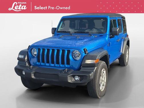 Hydro Blue Pearlcoat 2022 Jeep Wrangler Unlimited Sport